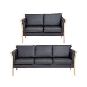 Denver LUX 3+2 pers. sofasæt – stof/læder