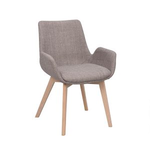 2 x Drimsdale spisebordsstol – grå m/hvidpigmenteret eg