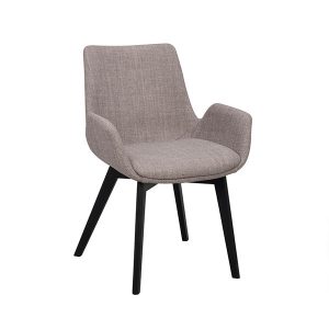 2 x Drimsdale spisebordsstol – grå m/sort eg