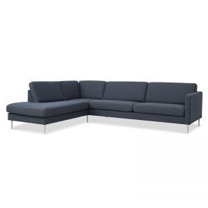 Elm sofa m/open-end – venstrevendt/navy