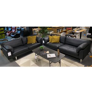 Kragelund Estrup K224 3+2,5 pers. sofasæt i læder – udstillingsmodel