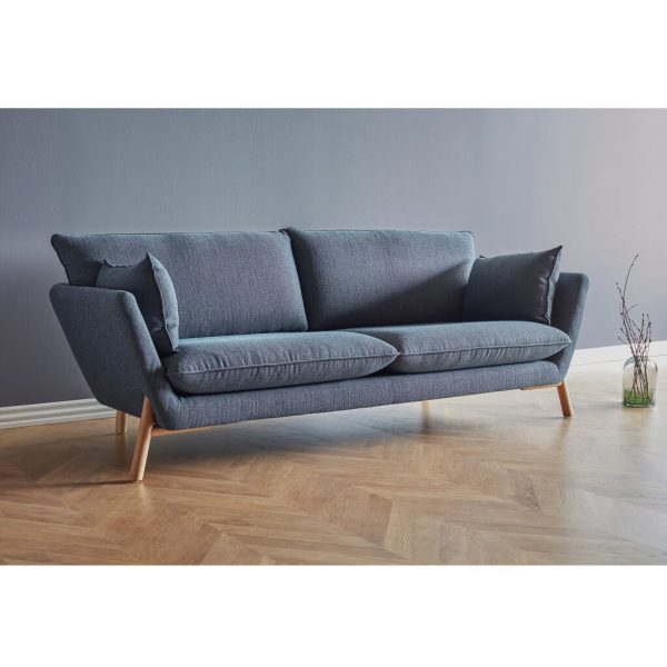 Hasle K260 3. pers. sofa. Tekstil Ramo 162 Blue