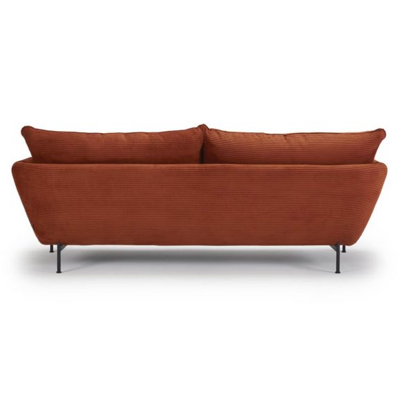 Hasle Lux sofa. Tekstil 595 burnt orange 4