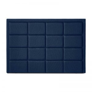 Lama Square sengegavl – mørkeblå stof