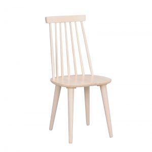 4 x Lotta spisebordsstol – hvidpigmenteret træ