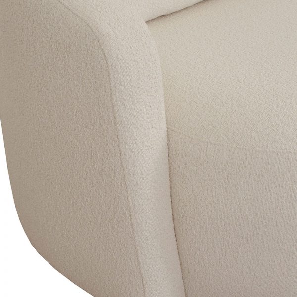 Lupin 25 personers sofa i hvid beige detaljer