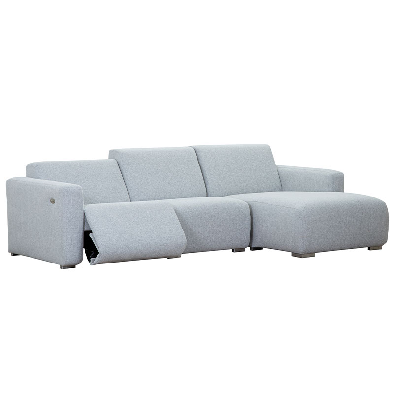 Billede af Mantanas chaiselongsofa m/recliner - stof/læder