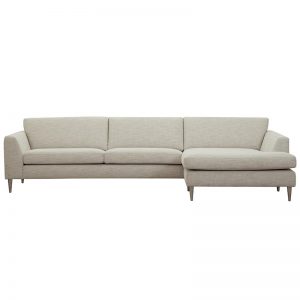 Nordic 3 pers. sofa m/chaiselong XL – stof/læder