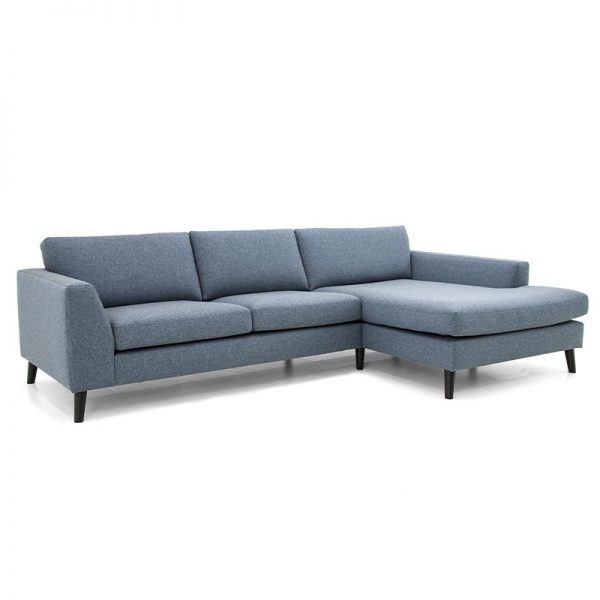 Nordic 3 personers sofa med chaiselong