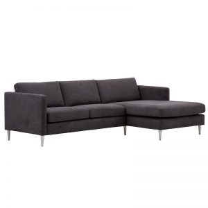 Nordic 2,5 pers. sofa m/chaiselong XL – stof/læder