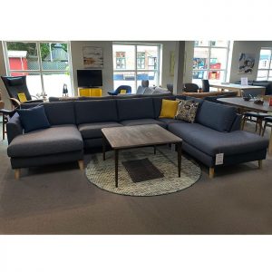 Nordic U sofa m/chaiselong og open-end – udstillingsmodel