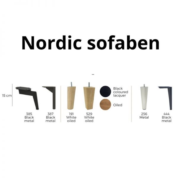 Nordic sofa sofaben