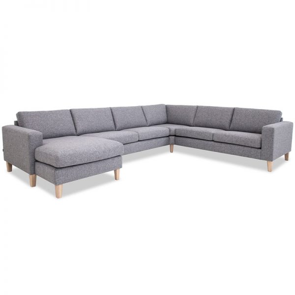 Nordic u sofa med chaiselong