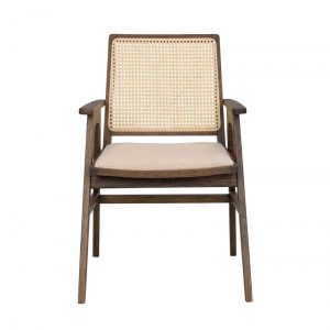 2 x Prestwick spisebordsstol – brun/beige