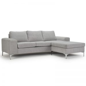 Kragelund Shea Flip K364 3 pers sofa m/vendbar chaiselong – stof
