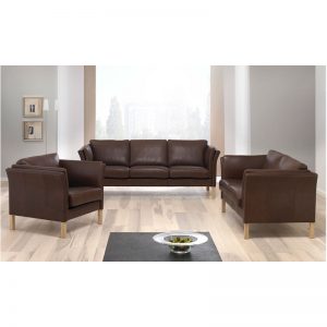 Skalma Luxor 3 + 2 pers. sofasæt – læder