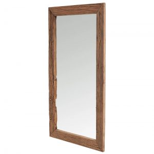 Spejl m/træramme – 180×100 cm