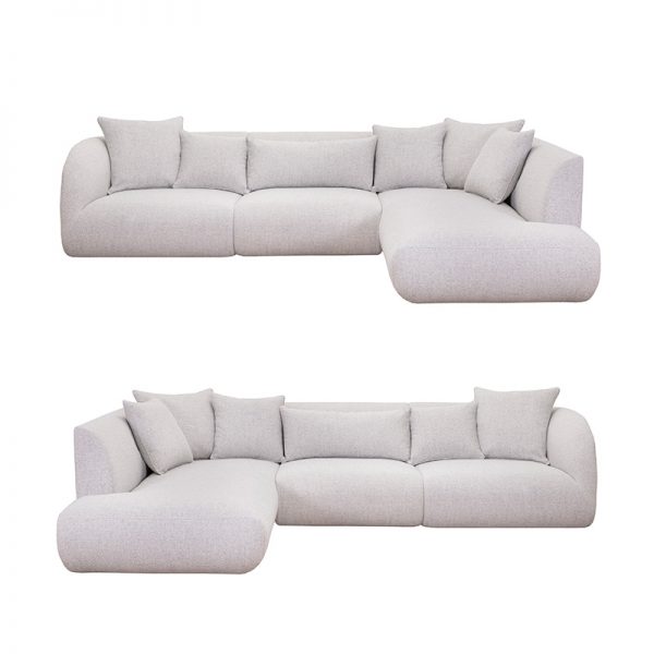 Vilmers Pebble 3 pers. sofa m. open end
