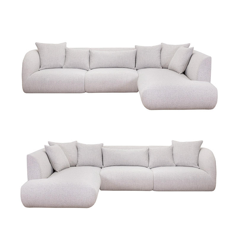 festspil længde Lav en seng Pebble 3 pers. sofa m/open-end - stof | Elegant og rummelig