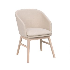 2 x Windham spisebordsstol – beige/hvidpigmenteret