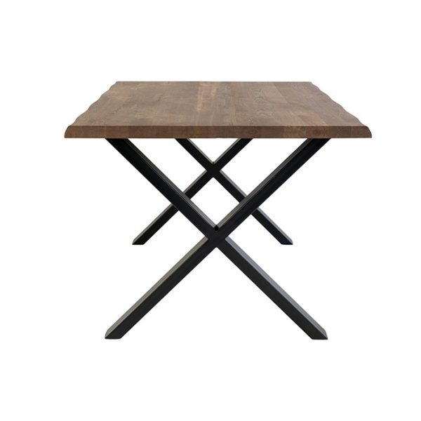 Wood spisebord i røget eg L 300 cm front