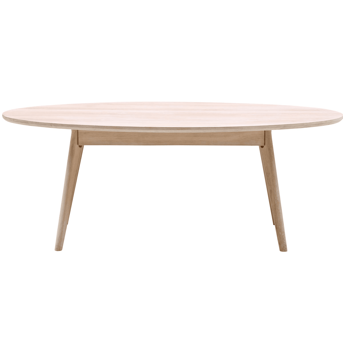effektivt smart Tag et bad Yumi ovalt sofabord i egetræ | Prismatch og levering i hele Danmark!